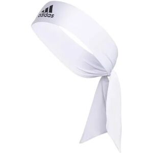 Adidas White Athletic Self-Tie Headband